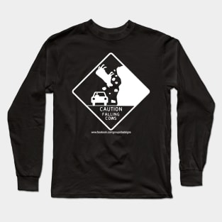 Bad Signs: Caution Falling Cows Long Sleeve T-Shirt